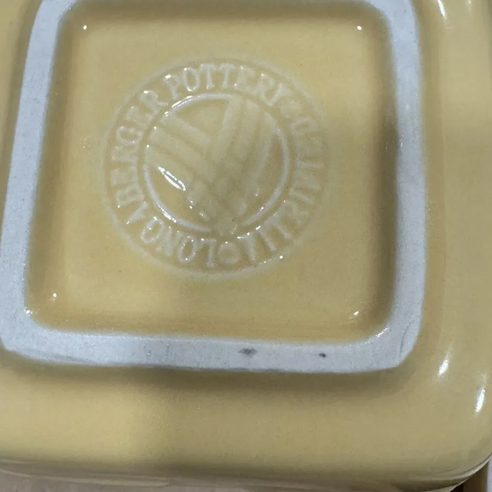 Longaberger Pottery Dish Woven Traditions 4
